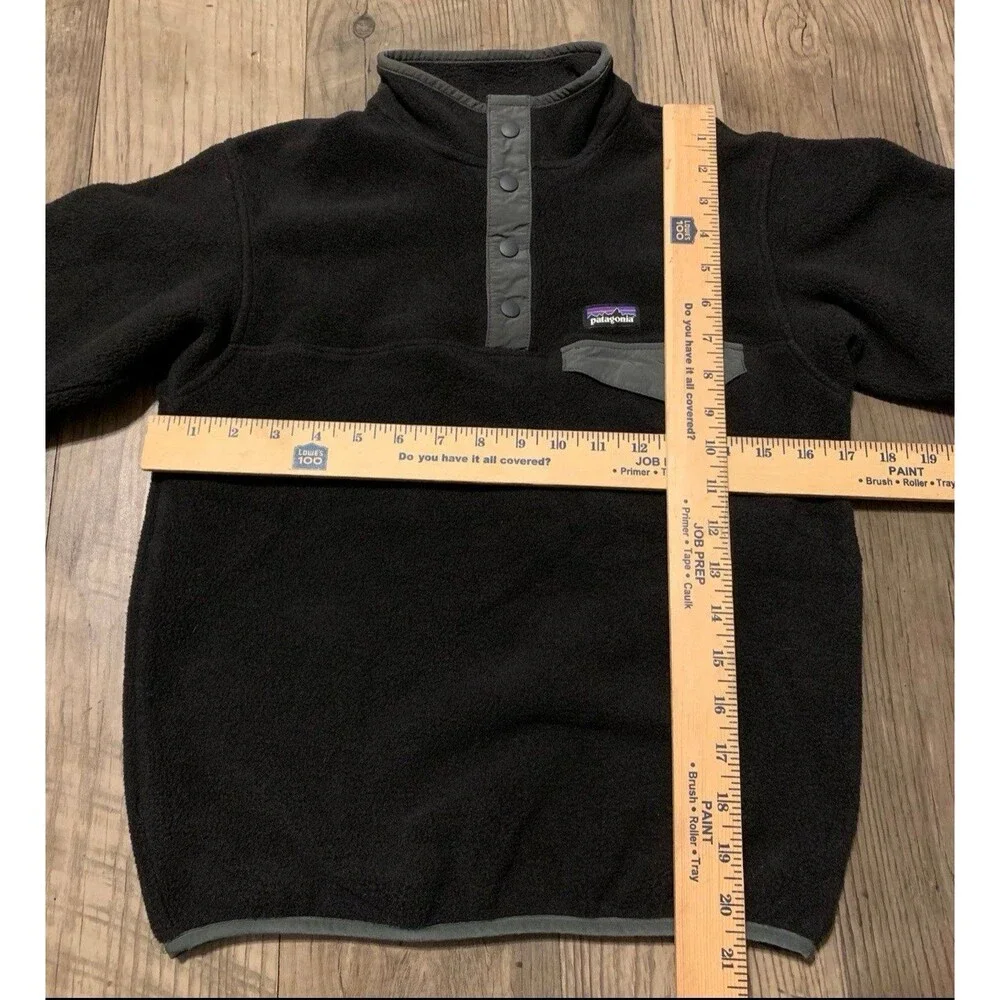Vintage Patagonia Synchilla Fleece Sweater Pullover Snap-T Jacket M (10)